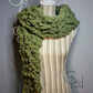 Super Chunky Olive Green Scarf