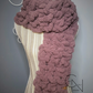Super Chunky Plum Scarf