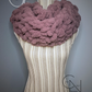 Super Chunky Plum Scarf