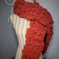 Super Chunky Deep Red Scarf