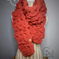 Super Chunky Deep Red Scarf