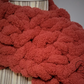 Super Chunky Deep Red Scarf