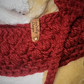 Double Bobble Deep Red Dog Set